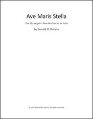 Ave Maris Stella SSA choral sheet music cover Thumbnail